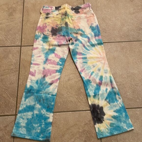Mother The Tripper Tie-Dye Women Jeans - Size:‎ 27 - Picture 5 of 11